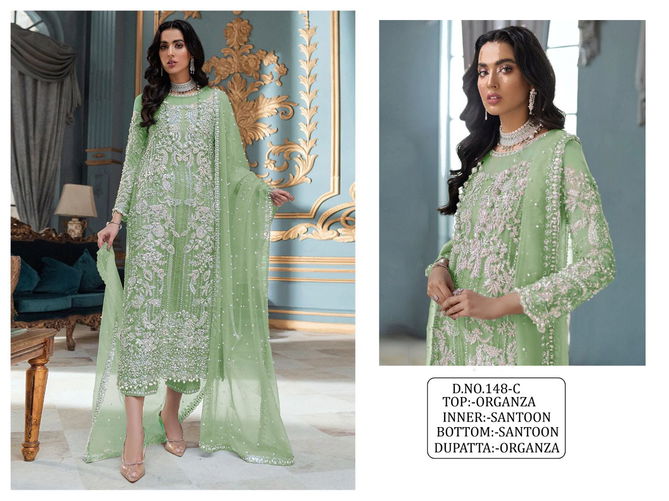 Kf 148 Color Designer Pakistani Suits Catalog
